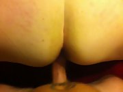 Chubby wife fucked in hairy cunt while with her dress still on