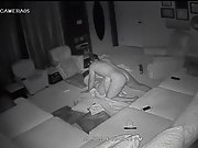 Neighbors fucking on home security camera