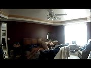 Hidden camera setup in our bedroom recording me fucking my wife